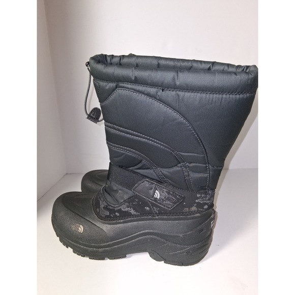 The North Face Black Boys Snow Boots US 6 EU 38 Winter Cold Weather - Picture 1 of 11